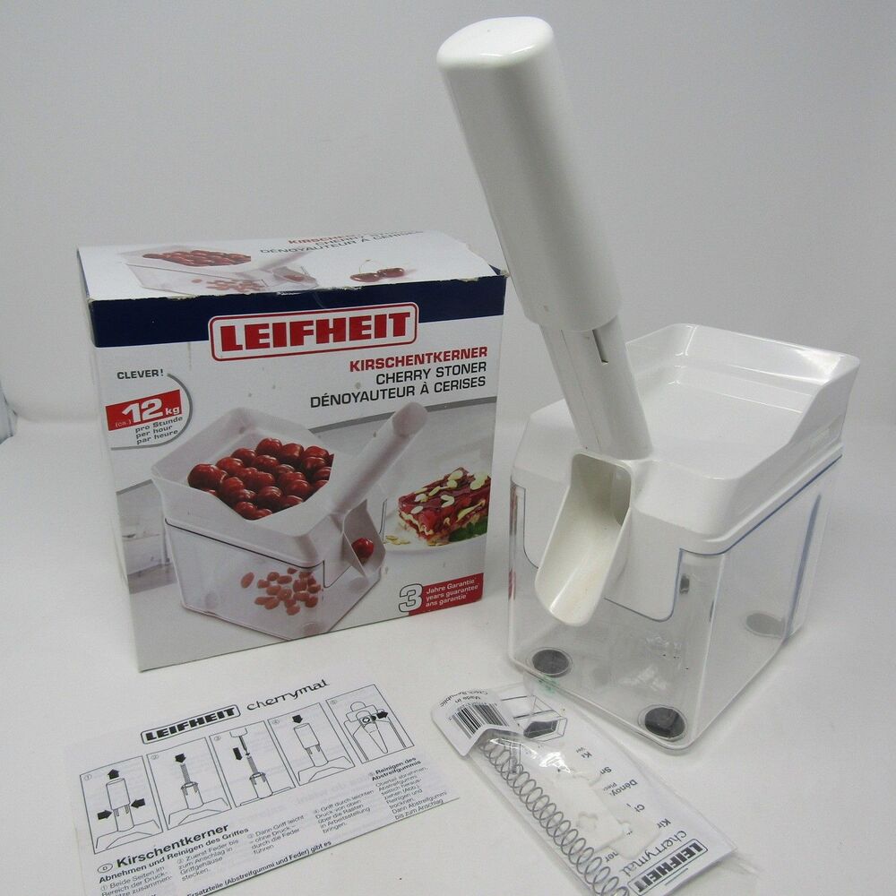 LEIFHEIT Cherry Stoner Kirschenentkerner cherrymat Pitter Home Kitchen Remover